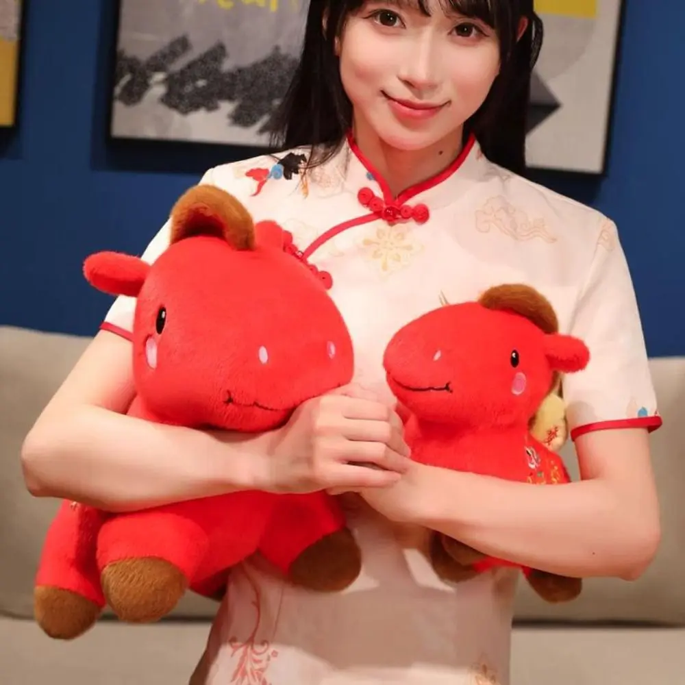 かわいい2026年馬ぬいぐるみ PP綿入り 十二支馬年 馬年のお守り 馬年マスコット