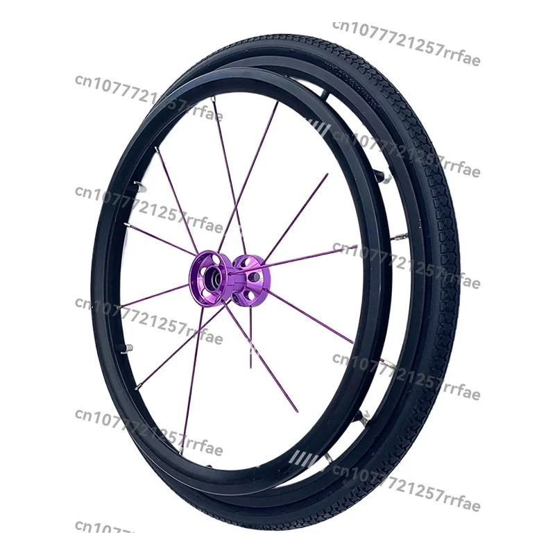 

24 * 1 3/8 inch sports wheelchair wheel aluminum alloy high-speed inflatable wheel color can be customized
