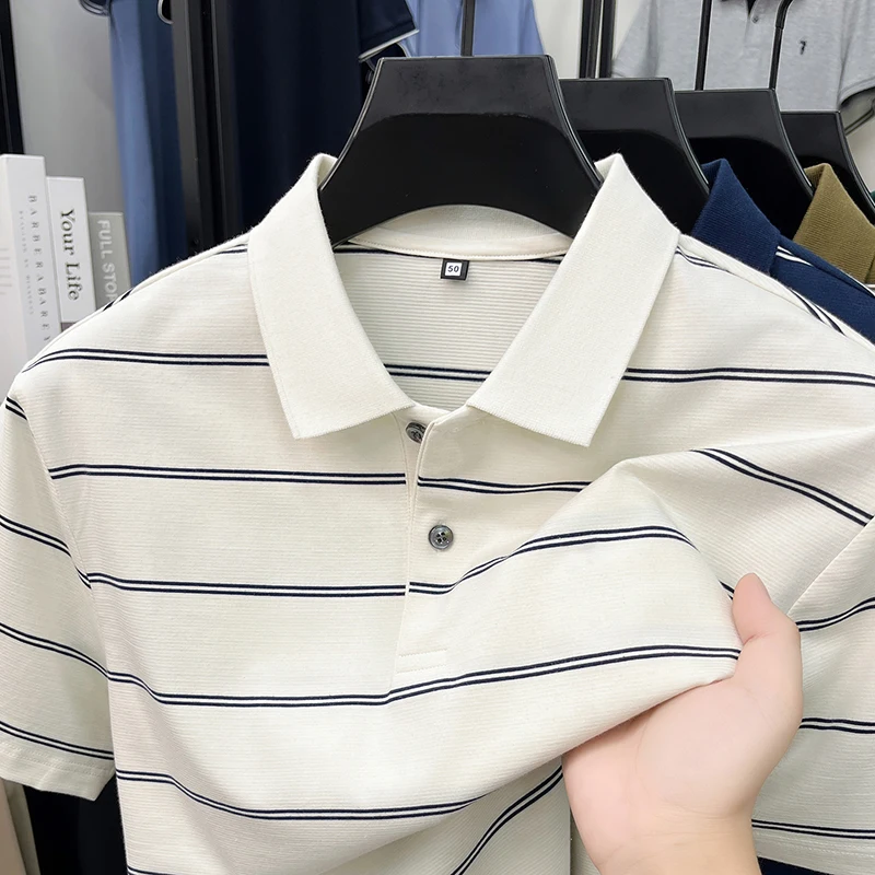 Thumbnail 3 - #18 Trending Mens Classic Striped T-Shirts Right Now