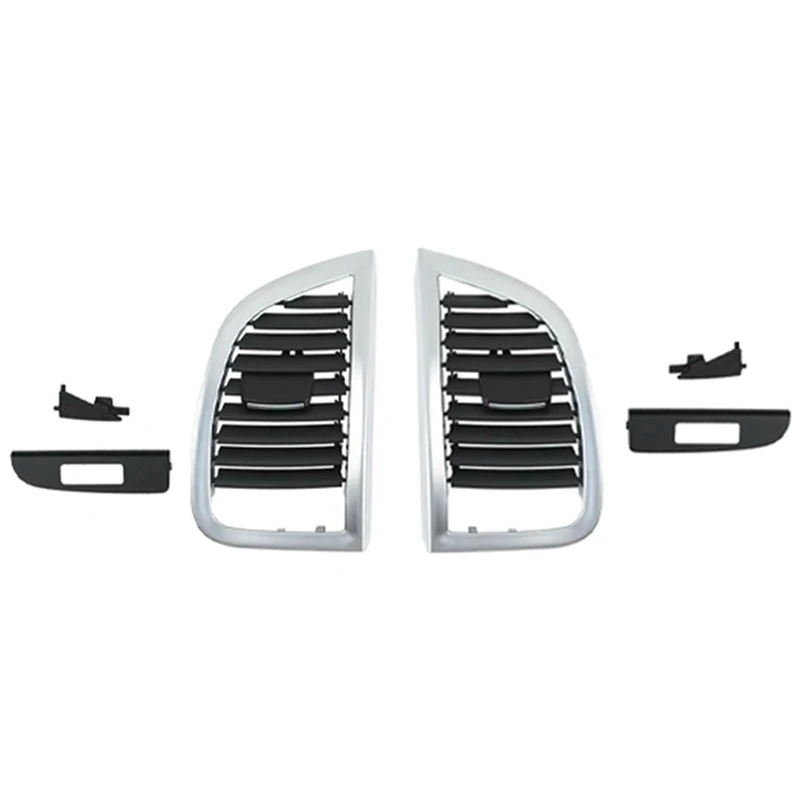 

1Pair Front Dashboard Air Conditioner AC Vent Outlet Grille Panel Cover For Q7 2006-2015 4L0820901 4L0820902