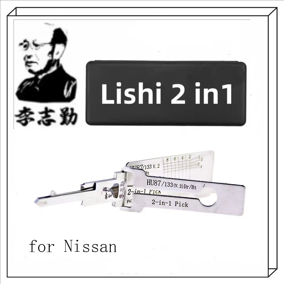 

HU87 HU133 Lishi ИНСТРУМЕНТ ДЛЯ БЛОКСА 2 в 1 для Nissan
