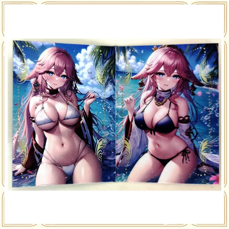 Anime Goddess Story DIY ACG Sexy Card Kafka Himeko Beelzebul Yae Miko Collection Card Toys for boys Christmas birthday present