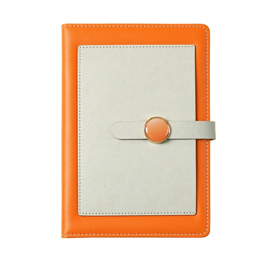 A5 Business Notebook Thickened Waterproof Meeting Record Book Wear-resistant 200 Pages Pocket Notebook School