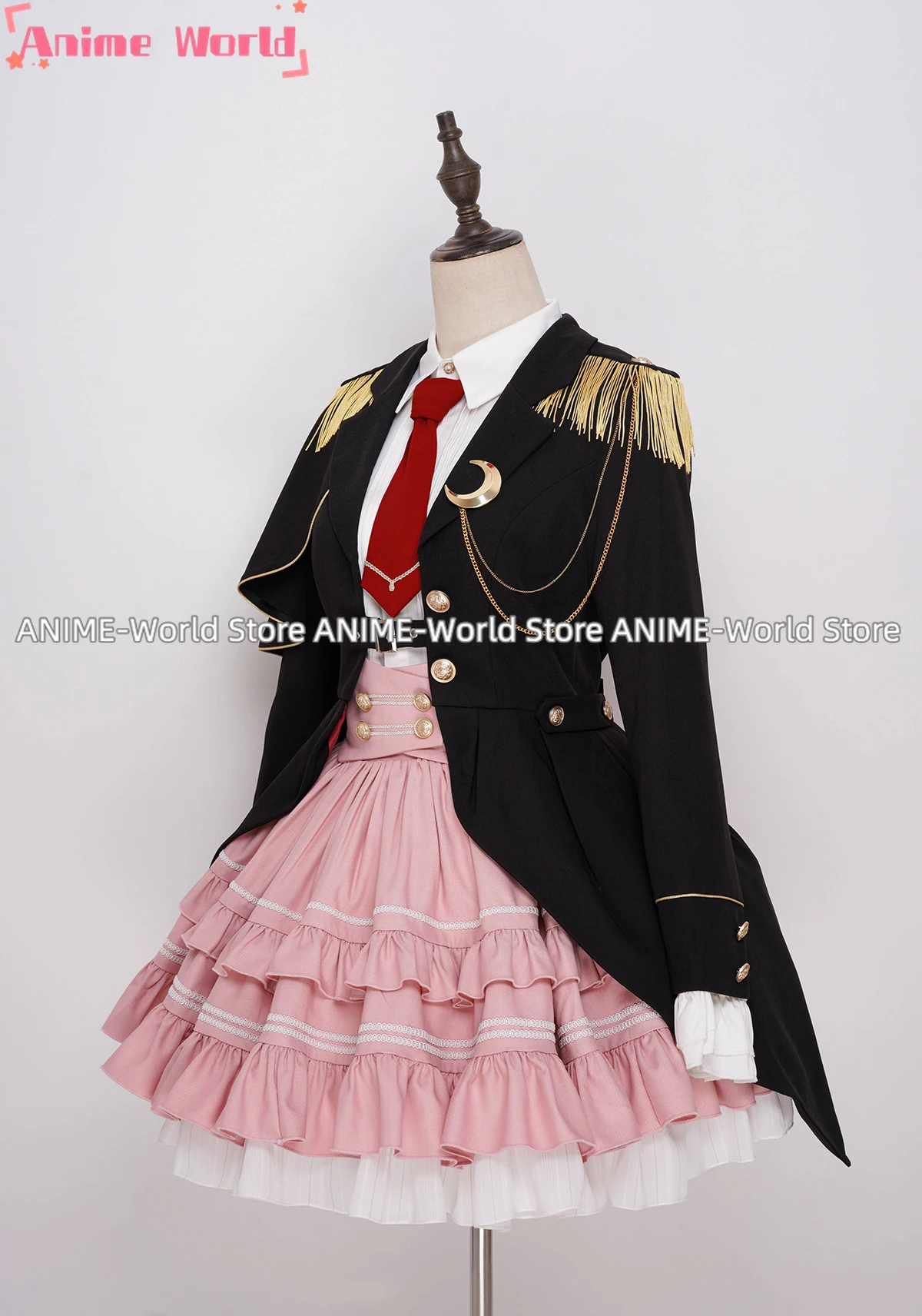 《Custom size》Anime Touhou Project Reisen Udongein Inaba Cute Uniform Cosplay Halloween Wig Women\'s Costume With Ear