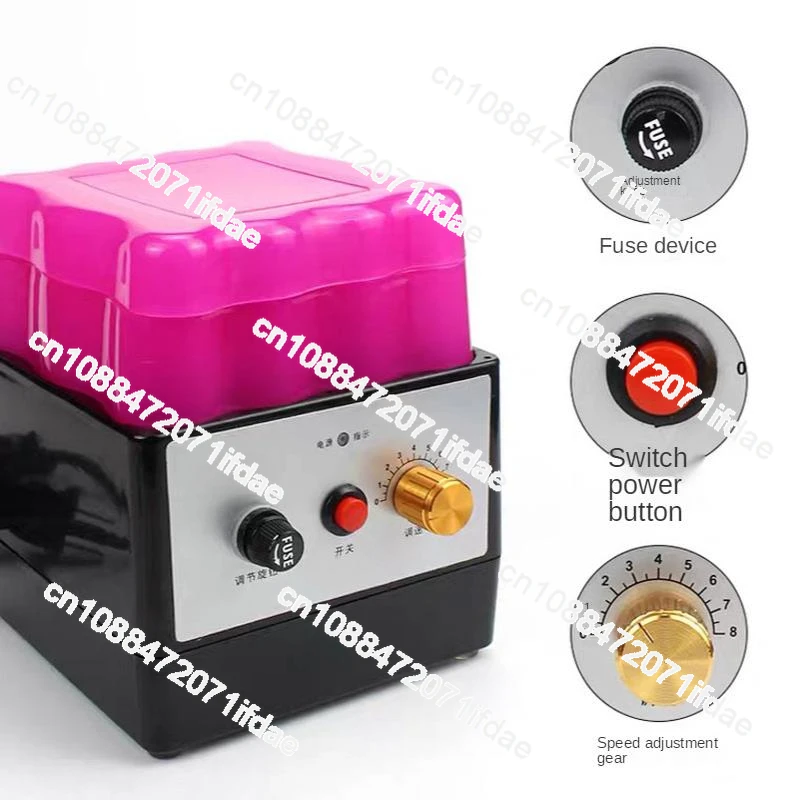 Electric Oil Side Box Side Dyer Non-Stick Oil Adjustable Speed Dyeing Deep Tooth/Pineapple Pattern Tooth Optional 220V