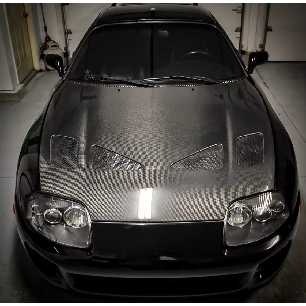 

TR Style Carbon Fiber Hood for Supra MK4 JZA80 A80 MKIV Bonnet 1993-2002