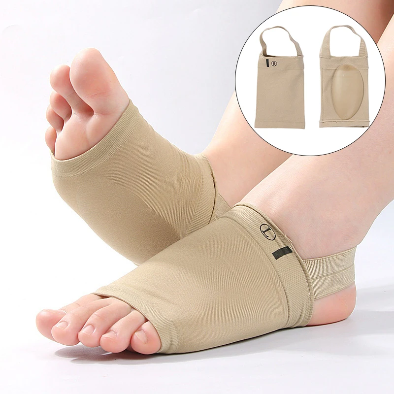 1 Pair Of Arch Support Sleeves Metatarsal Compression Brace For Flat Foot Support & Plantar Fasciitis Relief