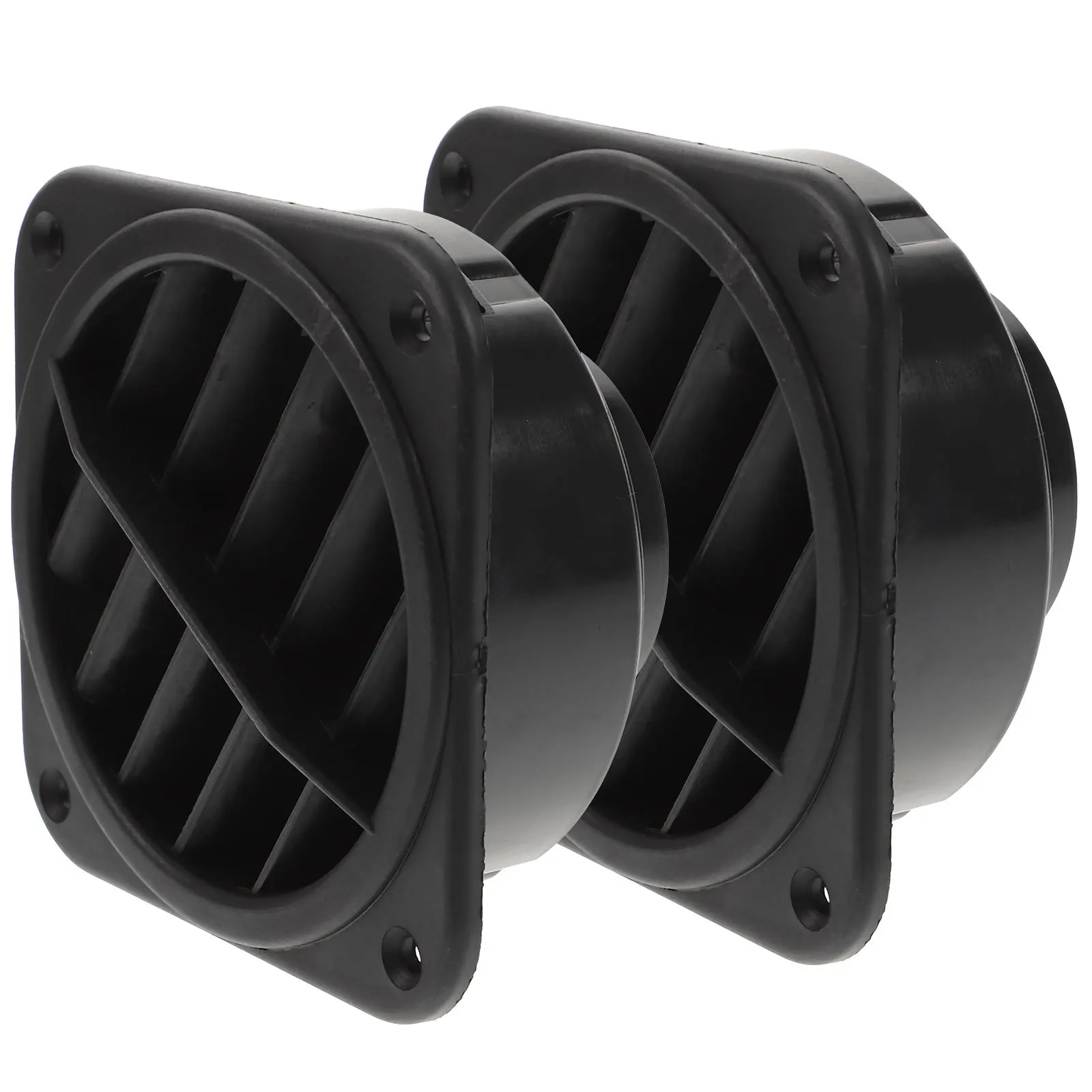 Couvercle de ventilation de chauffage pour camping-car, 2 pièces, en plastique Durable, sortie d'air rotative, déflecteur de ventilation de chauffage de voiture, accessoire de remplacement