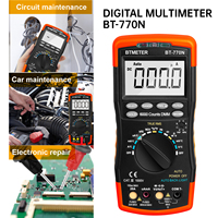 TRMS 6000 Count Auto Ranging Multimeter,AC DC Voltage Current Resistance Multimetre Numerique with Capacitance,Continuity, NCV