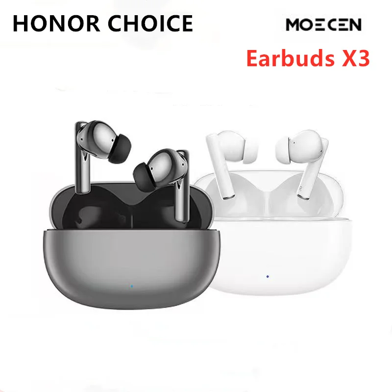 HONOR CHOICE Earbud X3 TWS Earphone Dual-Mic Noise Cancelling Baterai 36 Jam Bluetooth 5.2 Game Low Latensi