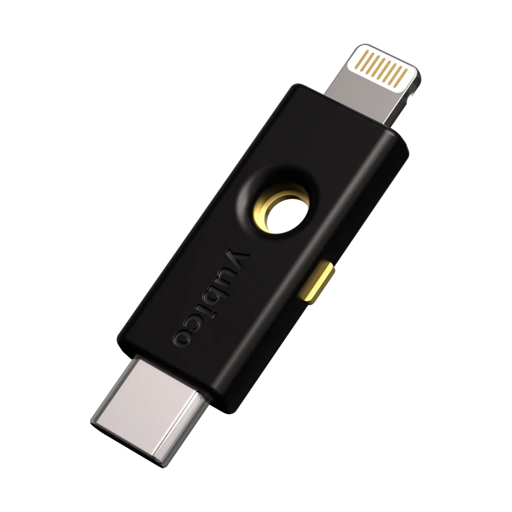 YubiKey  Yubico 5Ci，Phishing Resistant Strong Two-factor And Multi-factor AuthenticationSupports WebAuthn/FIDO2, FIDO U2F