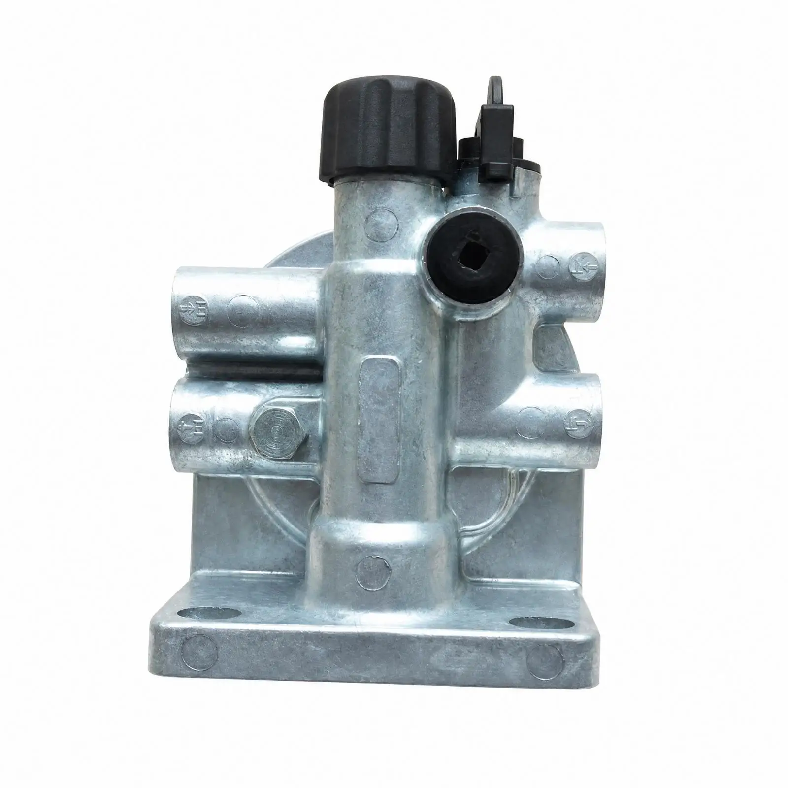 Heavy Equipment Fuel Filter for seat Housing Aluminum Alloy for Volvo Models with Priming Pump Functionality
