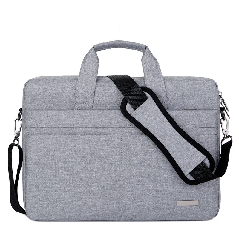 Imagem -02 - Bolsa de Ombro Portátil para Macbook Air Pro Estojo de Manga Bolsa para Notebook Pastas hp Huawei Asus Dell 13.3 14 15.6 17.3