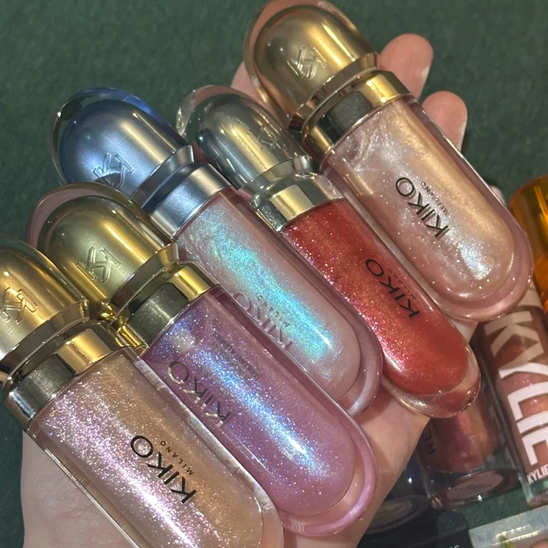 جديد ثلاثية الأبعاد السائل الشفاه الصقيل ملمع الشفاه الشفاف مرآة أحمر الشفاه ترطيب لامع كامل الشفاه لا يتلاشى الحليب الشاي الفول لصق اللون