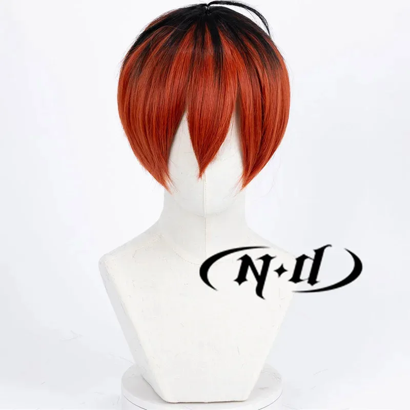 

CyND Stark Косплей Парики Аниме Frieren: Beyond Journey's End Stark Red Black Roots Косплей Парики из волос для Comic Con Coser Hallowee