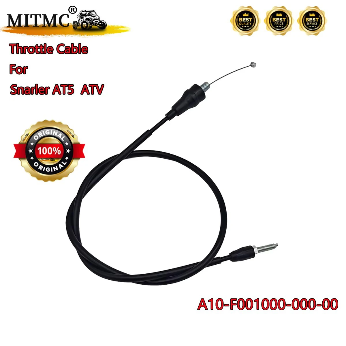 

Трос дроссельной заслонки для SGW Snarler AT5 S T3b, AT5 L T3b, AT5 S E5, AT5 L E5 ATV A10-F001000-000-00