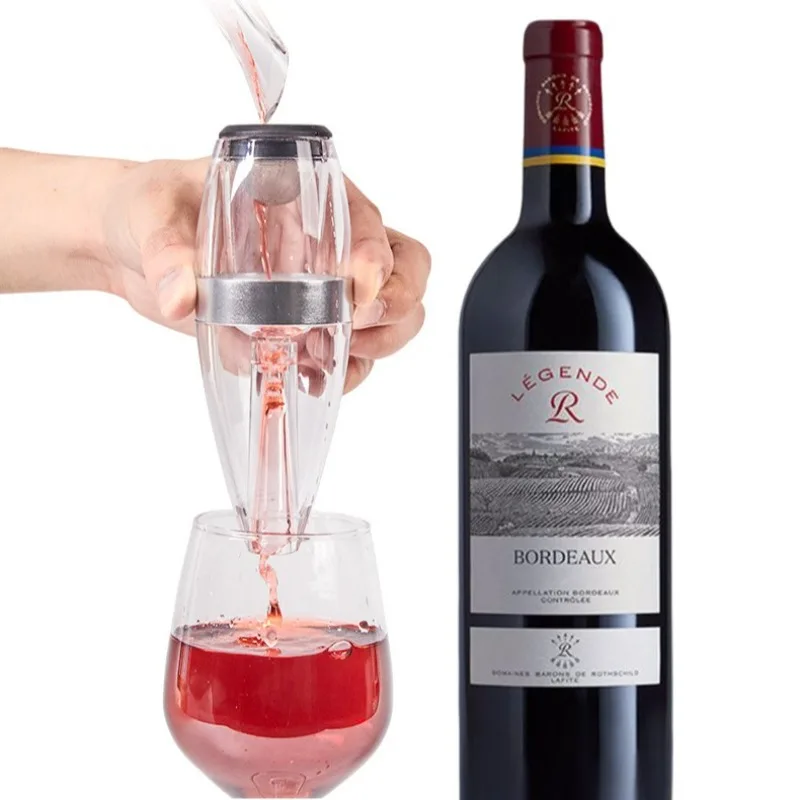 Portable Red Wine Decanter Aerator Bernoulli Air Magic Aerator Wine Quick Decanter Whisky Red White Equipment Bar Accessories