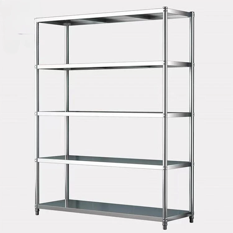 Flat Plate 4 Tiers Kitchen Stainless Steel Shelf Commercial Use High Quality Kitchen Stainless Steel Rack