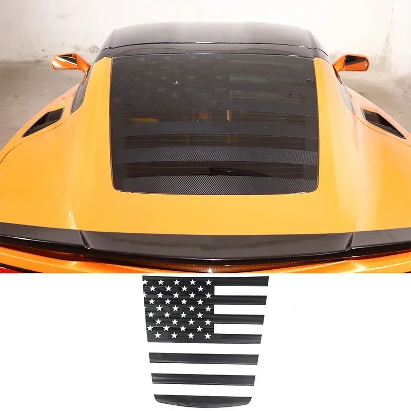 For Chevrolet Corvette C7 2014-2019 PVC Vinyl Decal Car Styling Car Rear Glass Sticker Car Exterior Decoration Accessories