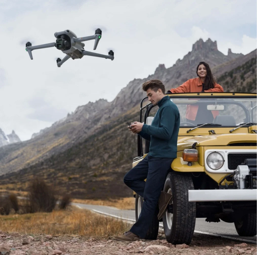 with 1/1.3 Inch CMOS Medium Tele Wide-Angle Dual Primary Cameras 46-Min Max Flight Time