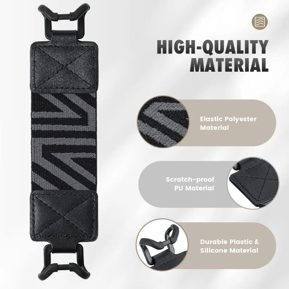 PU 가죽 eReader 안전한 손잡이 다용도 손가락 그립 홀더 킨들/코보/보야가/레노보/소니 6-8인치 전자책 태블릿용