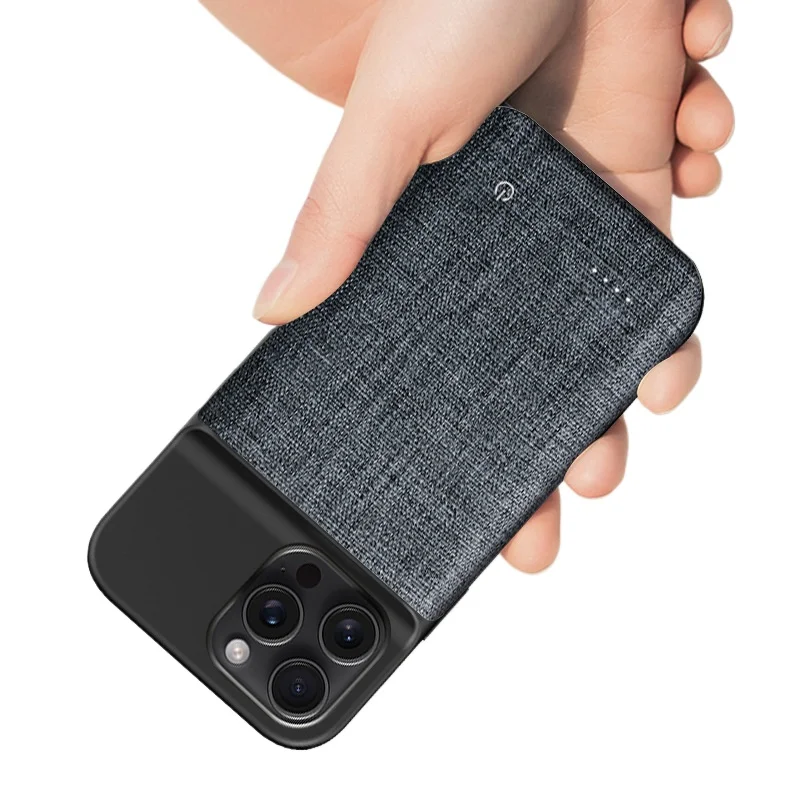 6800mAh untuk IPhone 13promax 13pro 13 13mini Smart Battery Charger Case Portable Power Bank Charging Cover Batterie Externe