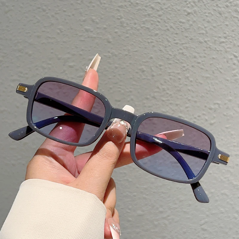 KAMMPT Vintage Rectagnle Sonnenbrille Männer Mode Multi-farbe Outdoor Casual Shades Frauen 2025, Neue Trendy Marke Design Sonnenbrille