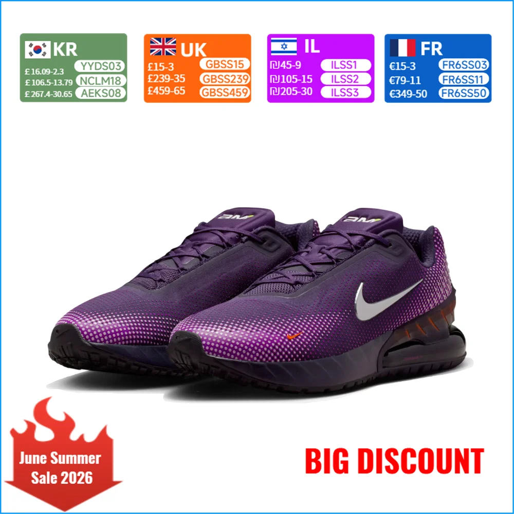

Nike AIR MAX PHOENIX Men's Sports Shoes: Non-Slip, Durable Training Shoes with Air Cushioning and Shock Absorption FZ5307-500