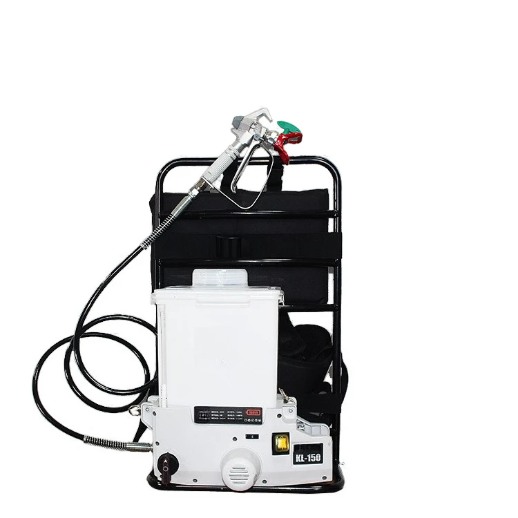 Portable DIY Industrial Brushless Motor Airless Spray Gun Lithium Battery Operated for Putty Paint Application