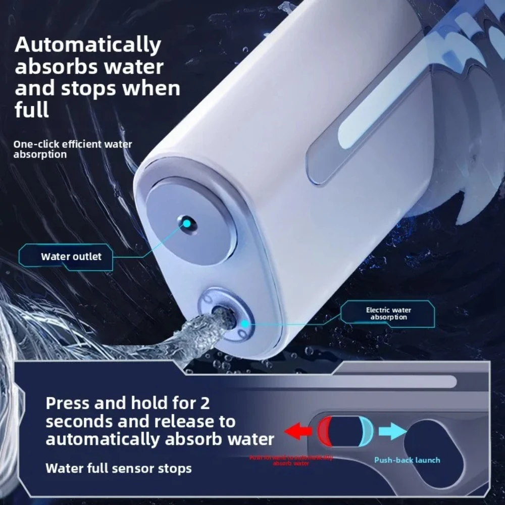 High Performance Auto Spray Electric Water Gun Long Distance Strong Shooting Water Toy Great Birthday Gift for Beach Party view 3