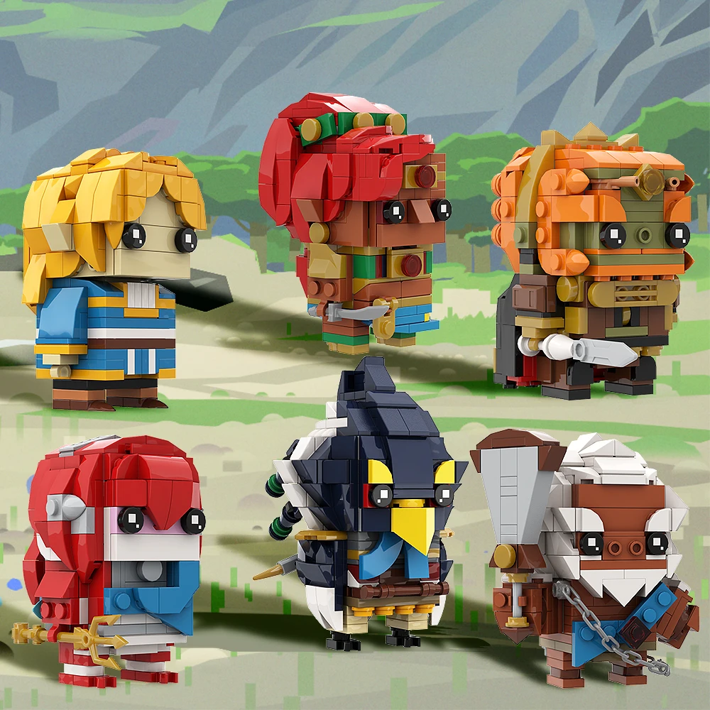 Bloques de construcción de la serie MOC Zeldaed Brickheadz para niños, juguete de montaje creativo, figuras de acción, juego de princesa ghirim, regalo para niños