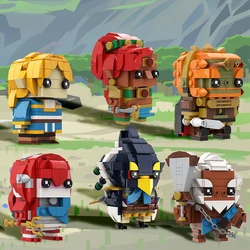 MOC Zeldaed Brickheadz Series Model Bricks Game Action Figures Ghirahim Princess Building Blocks Creative Assembly Toy Kid Gift
