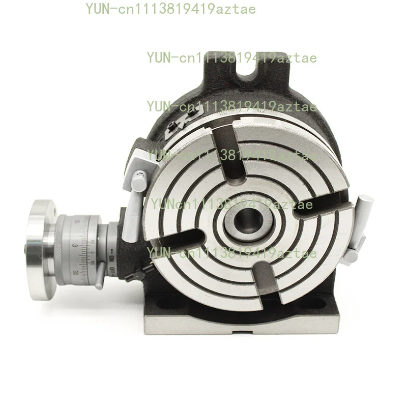 110mm Horizontal‑Vertical Dual‑Purpose Rotary Table, Precision Manual Indexing Dividing Plate for Milling & Drilling Operation