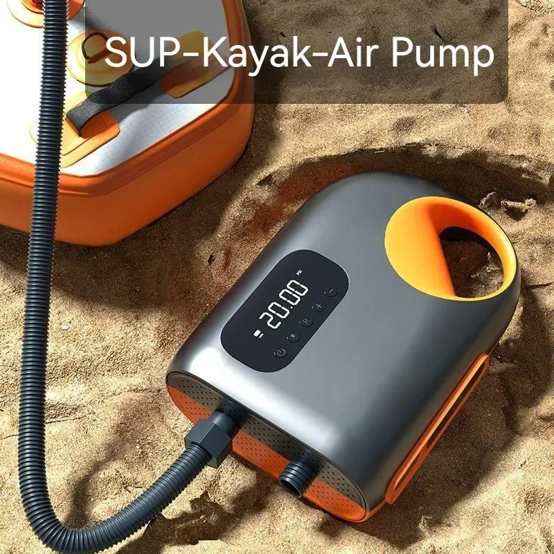 Max 20PSI Inflatable Electric Air Pump High Speed Dual Stage for Outdoor Paddle Board Airbed SUP Paddleboard Inflatable Parts