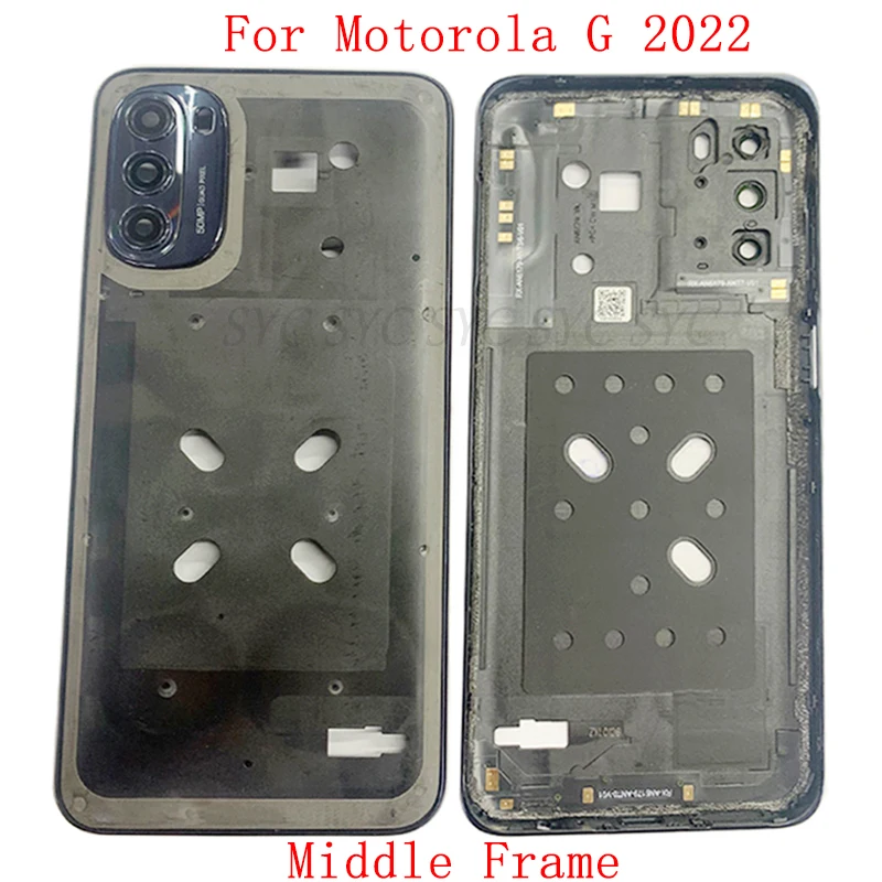 Middle Frame Center Chassis Phone Housing For Motorola Moto G 2022 Frame Cover Repair Parts