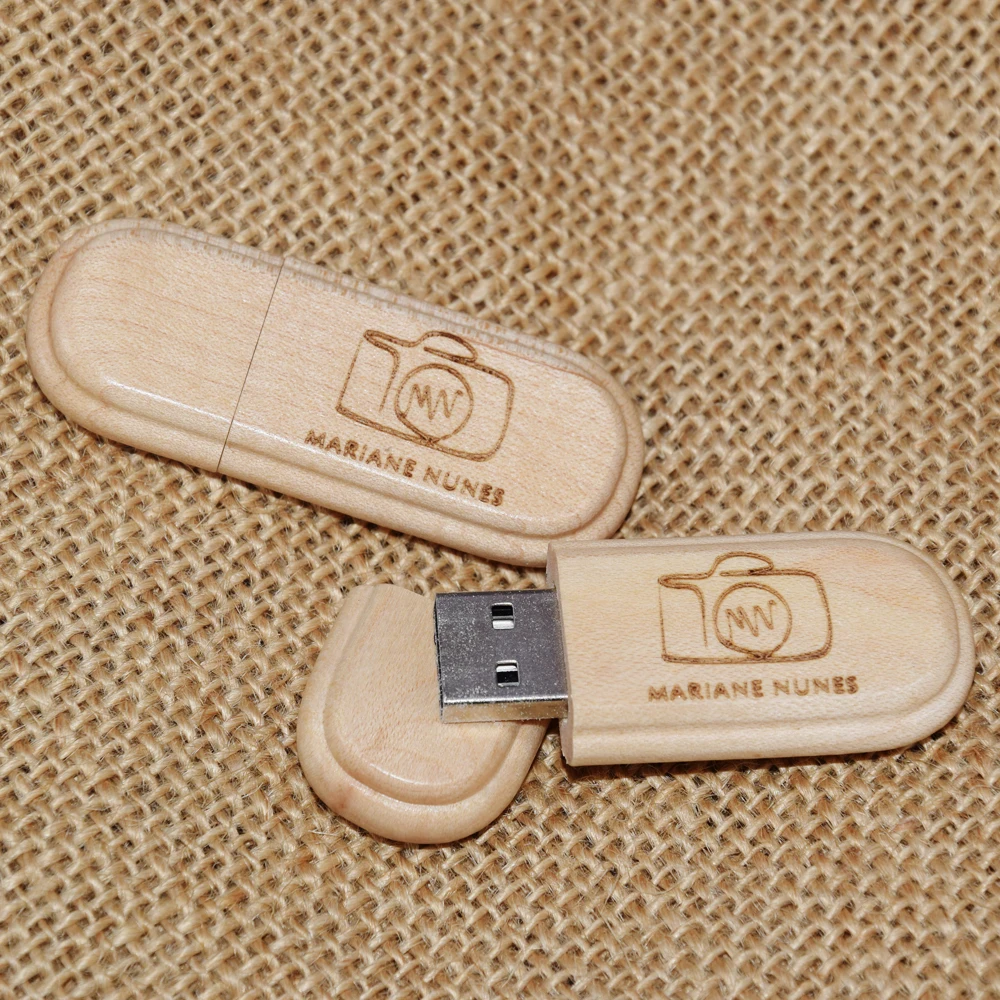 30pcs/lot USB 2.0 (free Custom LOGO) Wooden USB Flash Drive Pendrive 4GB 8GB 16GB 32GB 64GB Memory Stick for Business Gift