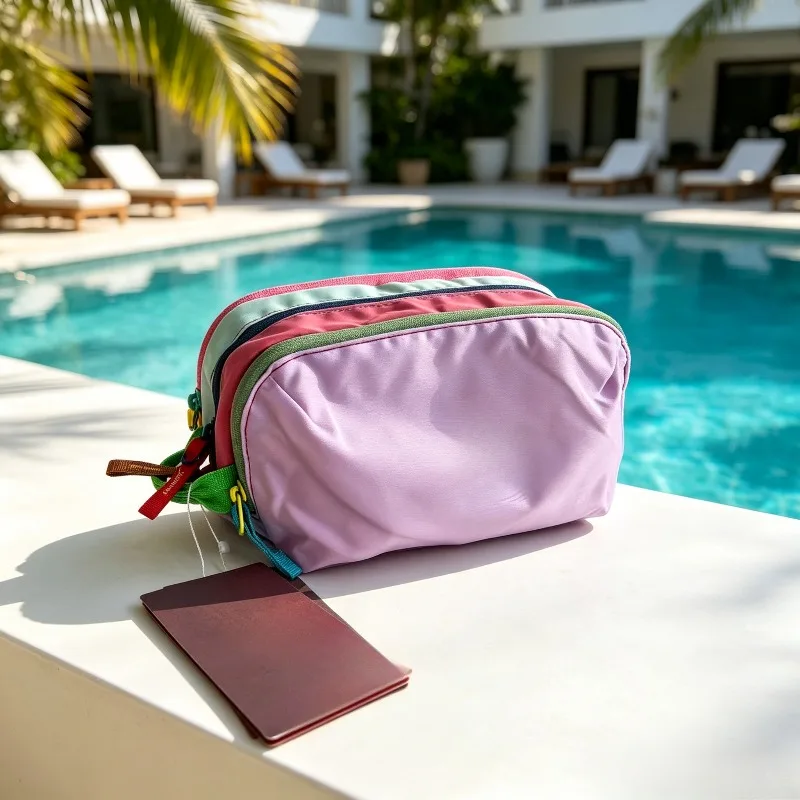 2026 new multi-layer compartment makeup bag compatible with dopamine travel storage and organizing bag layered storage bag