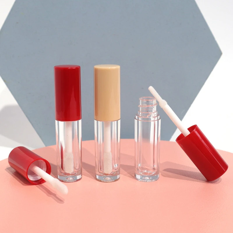 1 Stuks Lege Draagbare Mini Transparante Plastic Buis 1.5Ml Lipgloss Buis Plastic Lip Glazuur Tubes Cosmetische Verpakking Container