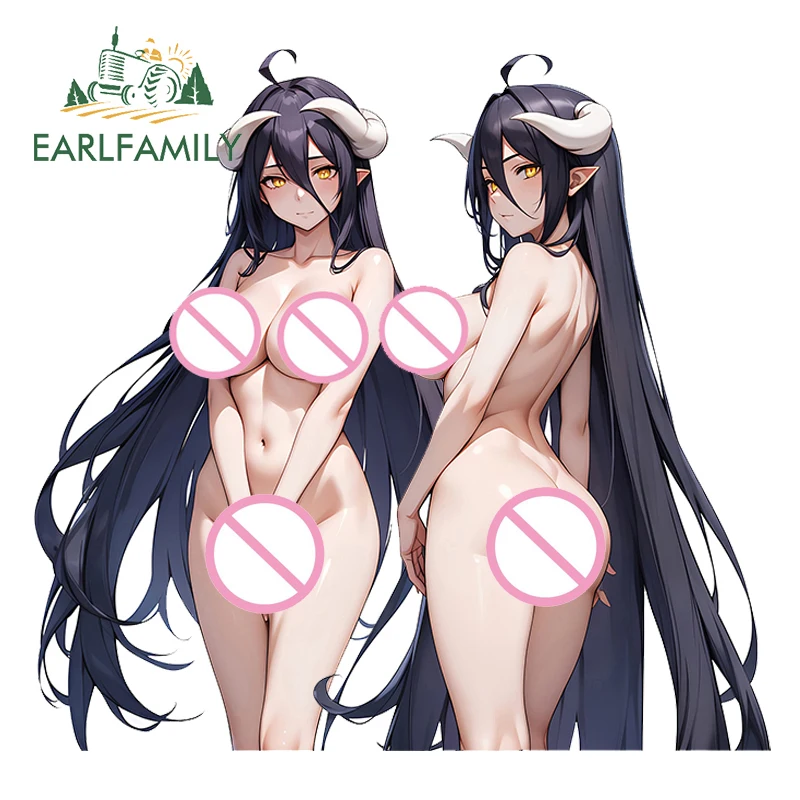 

EARLFAMILY сексуальная наклейка на грудь Aldebo, автомобильная наклейка NSFW, водонепроницаемая наклейка с солнцезащитным кремом, привлекательные аксессуары для гонок, декор для автофургонов