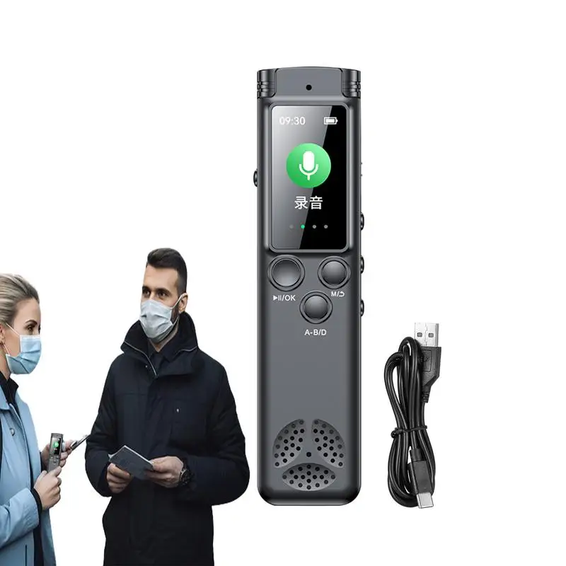 

Digital Voice Recorder Quick Recording Voice Recorders With Password Noise Reduction HD Recorder Dictaphone For Journalist &