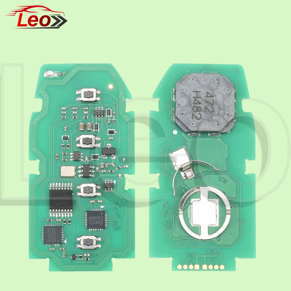 Leo Chiave telecomando intelligente per Toyota Camry RAV4 Chiave 2018-2022 0351-PCB PN:8990H-0R030 09904-06220 312-314 MHz ID: 8A-CHIP FCC: HYQ14FBC