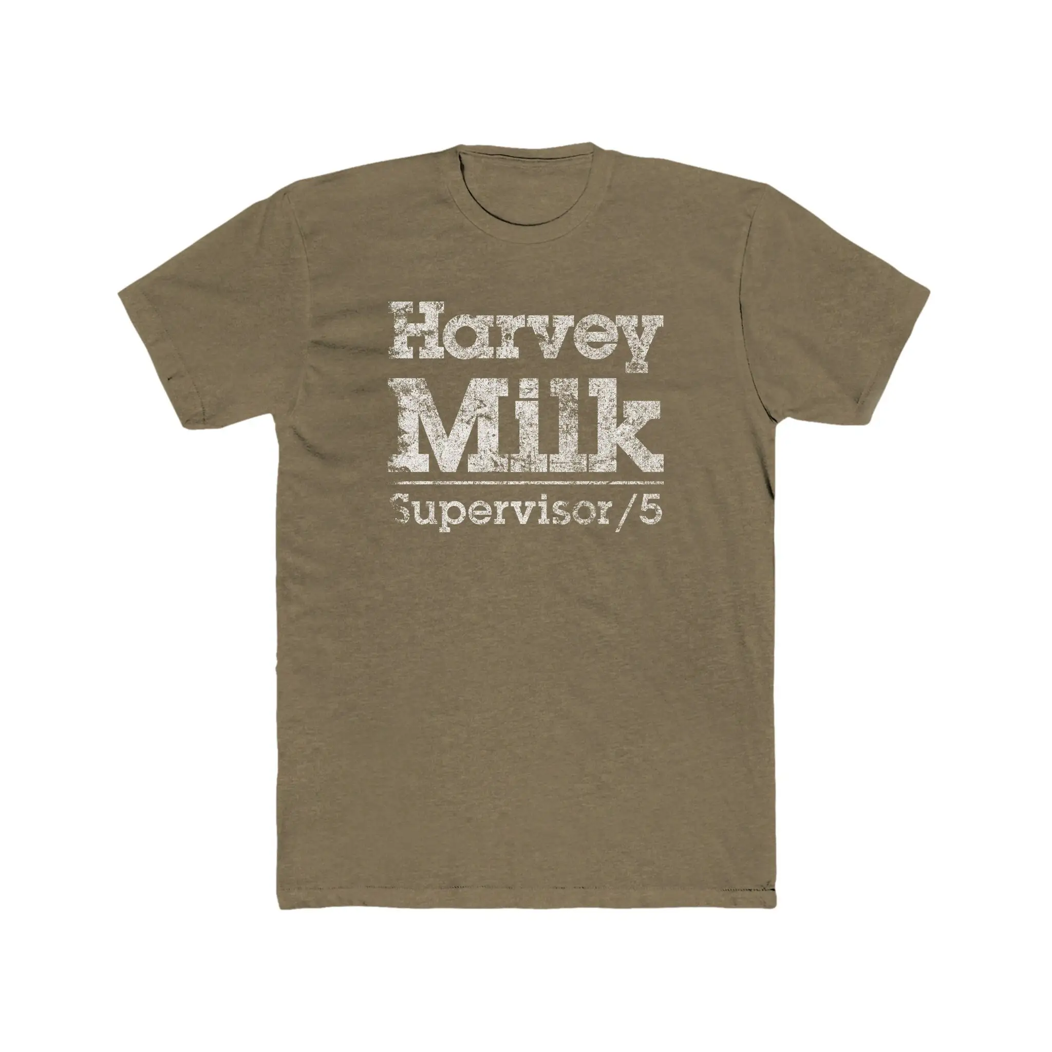 Harvey Milk Vintage Look Heathered 50 Blend T Shirt