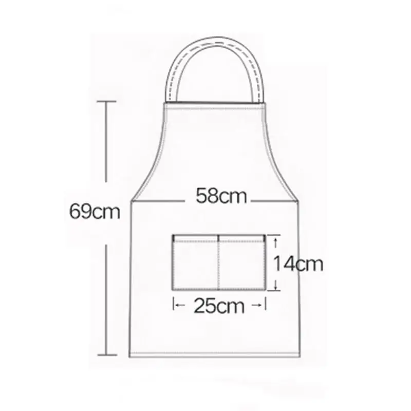 Pastry Chef Aprons Custom Logo Women\'s Kitchen Aprons Baking Accessories Work Home Cleaning Barber Aprons Kitchen Novelties