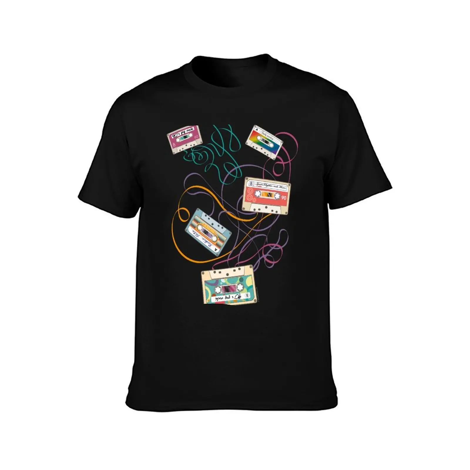 Cassette Tapes | Cintas de casete T-Shirt Plus Size Gym Sports T-Shirt