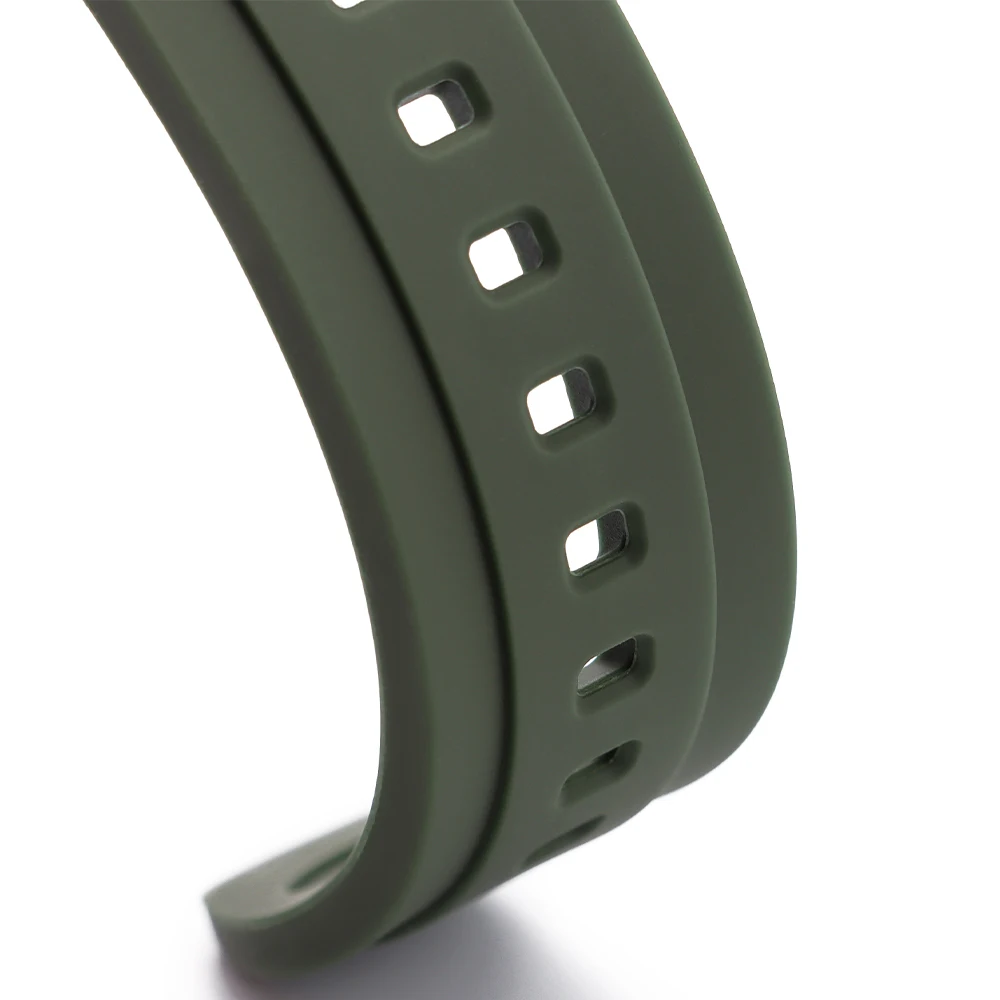 20mm 22mm Universelles wasserdichtes Gummiband für Rolex für Armani für Omega Armband Sport Silikon Uhrenarmband für Seiko Armband – Detail 37