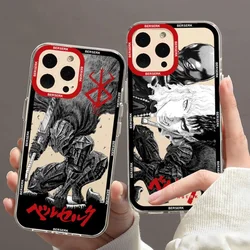 Anime Berserk Phone Case For Samsung Galaxy S10 S20 S21 S22 S23 S24 FE Plus Ultra Note 20 Clear Mobile Case
