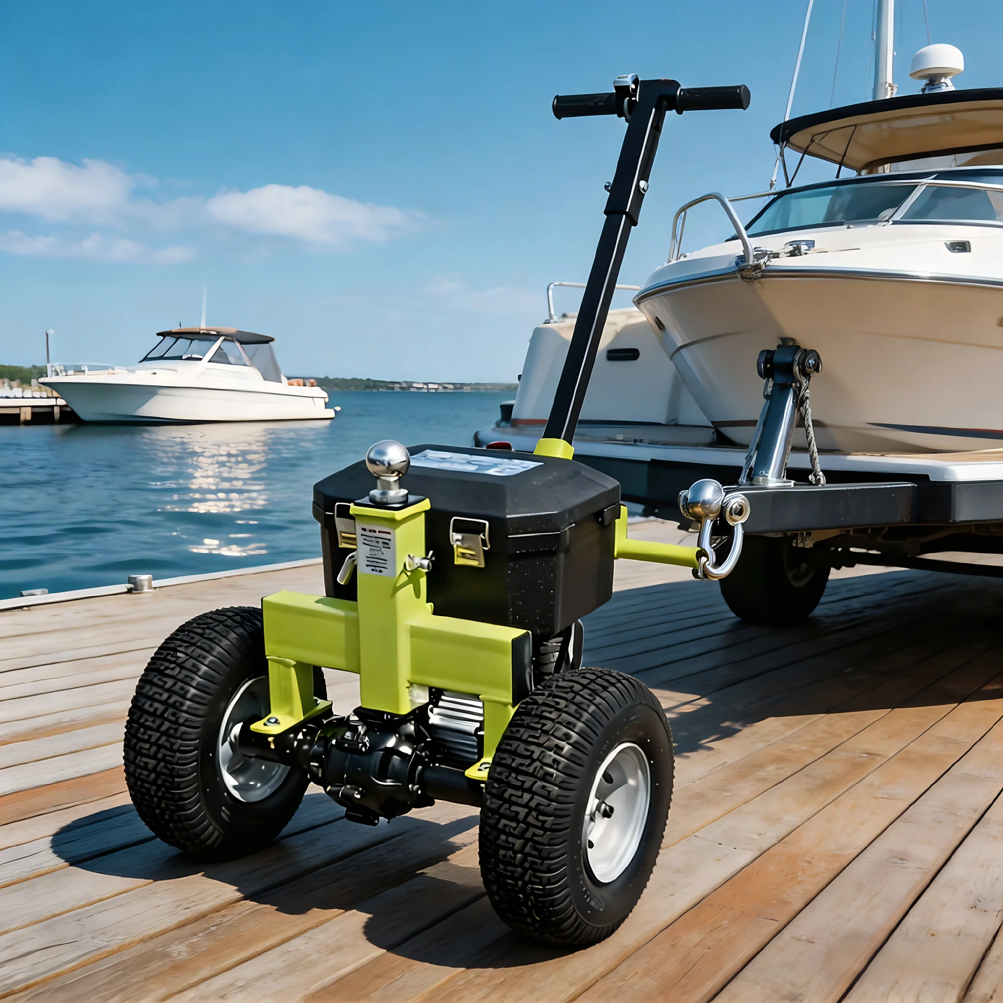 

24V 500W Long Battery Life 2800 Lbs Electric Trailer Mover Custom Logo Electric Trailer Dolly OEM Wholesale For RV Boat Trailer