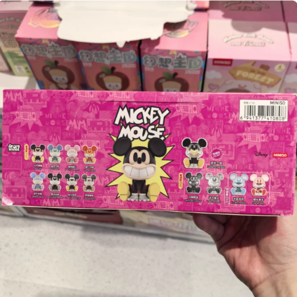 Original Mickey Mouse Laugh Energy Series Blind Box Mickey Anime Figure Mystery Box Ornaments Desk Dec Gifts Toys