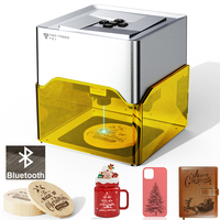 Twotrees TS1 Mini Laser Engraver Machine 3W DIY Laser Engraver CNC Machine Paper Leather Wooden Engraving Tools Painted Dog Tag