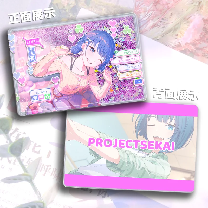 أنيمي مشروع Sekai Momoi Airi Kiritani Haruka الاكريليك الرمال المتحركة جونغ الحلي مكتب الديكور لطيف هدايا عيد الميلاد